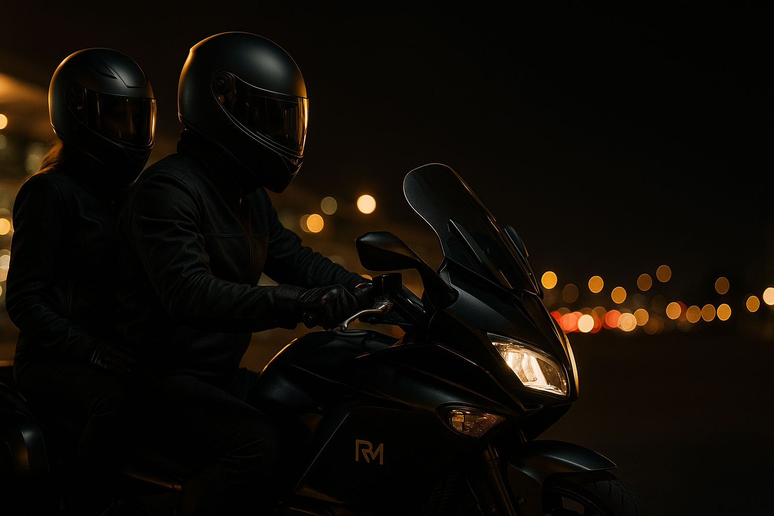 Moto-taxi premium avec top-case
